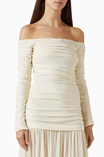 بلوزة هاريس بأكتاف مكشوفة جيرسيه