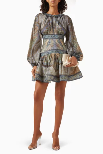 Wanderlust Mini Dress in Cotton Blend