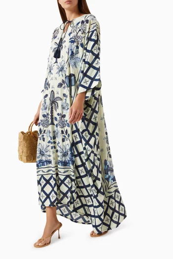 Hand-beaded Mono Kaftan