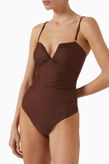 Calla Matte One-piece Swimsuit