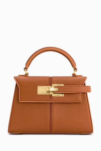 Elise Top-handle Bag in Vegan Leather