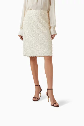 صندل أليفيا بكعب 95 مم جلد نباتي