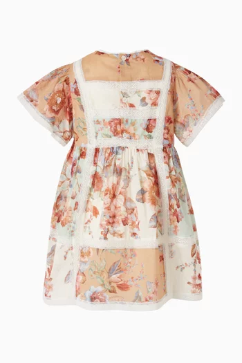 Awaken Spliced Dress in Cotton