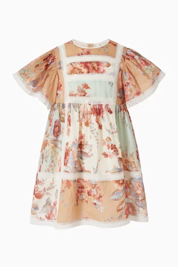 Awaken Spliced Dress in Cotton