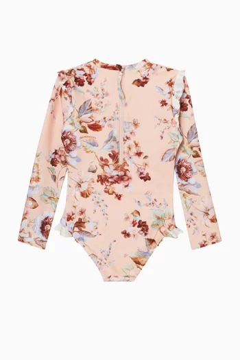 Awaken Long Sleeve One-piece Swimsuit