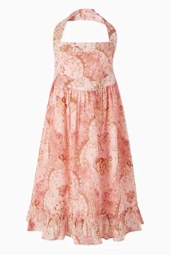 فستان دايلايت برباط حول الرقبة قطن