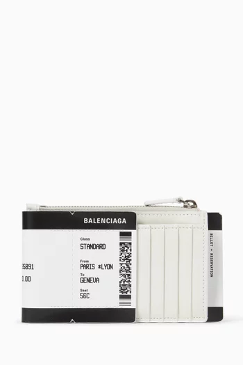 Passport Boarding Pass Long Coin & Card Holder