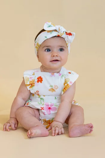 Grow Wild Printed Romper in Cotton