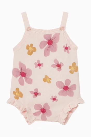 Grow Wild Knitted Romper in Cotton