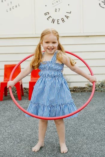 Summer Vacay Stripe Dress in Cotton