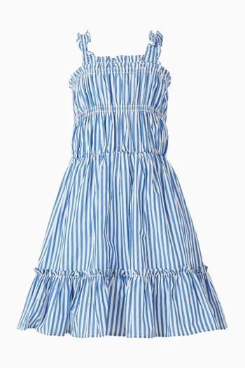 Summer Vacay Stripe Dress in Cotton