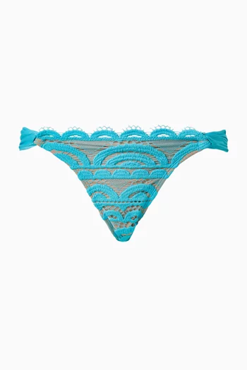 Lace Fanned Bikini Briefs