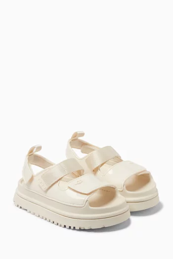 Goldenglow Glossy Sparkles Sandals