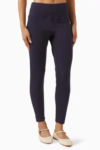 High-waisted Leggings in Brushed Terry