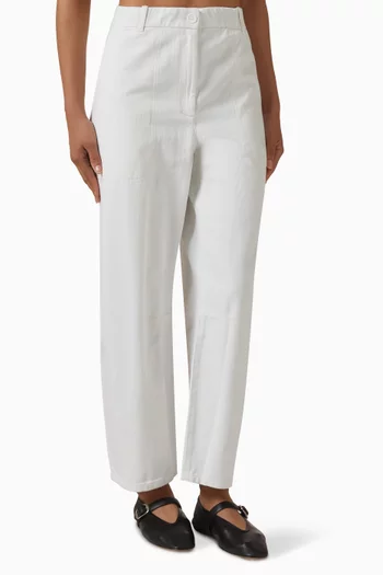 Utility Barrel Pants in Cotton
