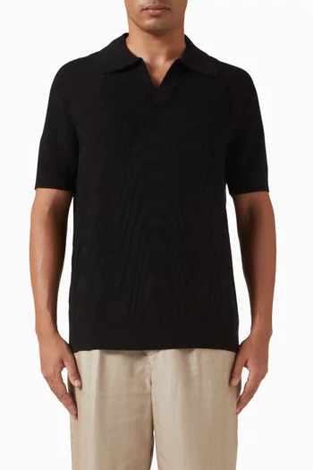 تي شيرت بولو رينو قطن وحرير