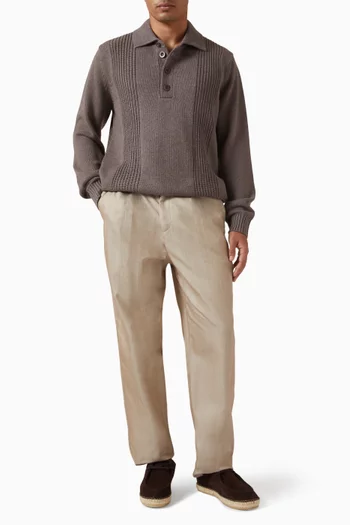 سترة بولو رومانو قطن وكشمير