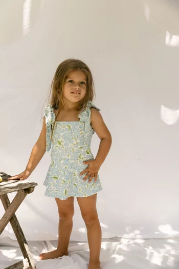 لباس سباحة بنقشة زهور بالكامل لولا