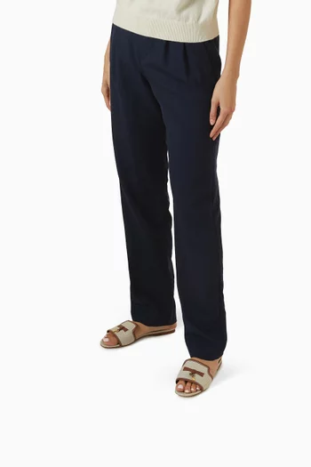 Summer Charms Flat Sandals in Canvas