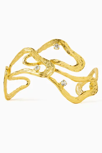 Celestial Whispers Bracelet 24kt Gold-plated Metal