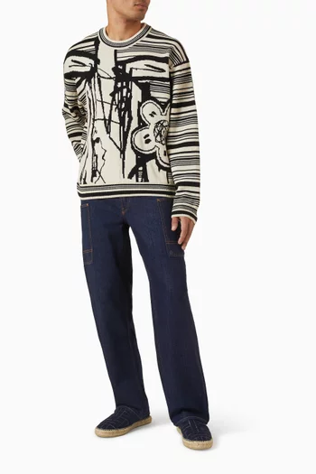 سترة صوف وقطن كينزو × فوتورا 2000