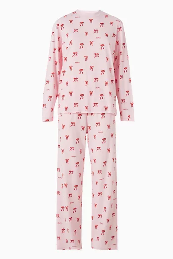 طقم بويفريند تي شيرت وبنطال