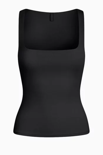 بلوزة بلا أكمام بفتحة رقبة مربعة سموذ لايرز