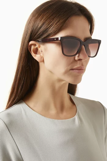 D-frame Sunglasses in Acetate