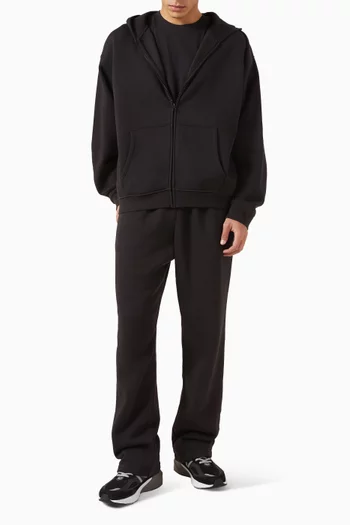 Classic Straight-leg Pants in Cotton-fleece