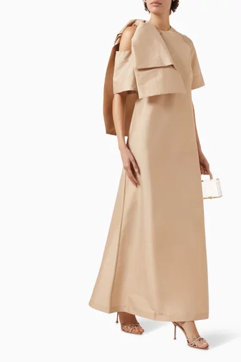 Winona Maxi Dress in Taffeta