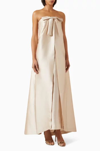 فستان جاكيس بعقدة