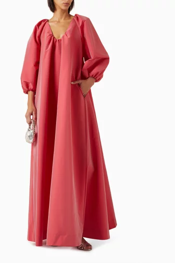 George Maxi Dress in Taffeta