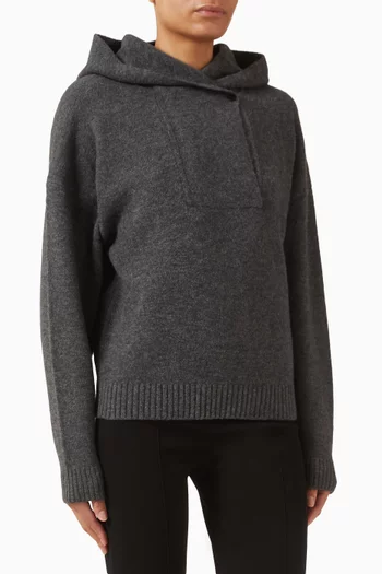 Astor Knit Hoodie in Wool Blend