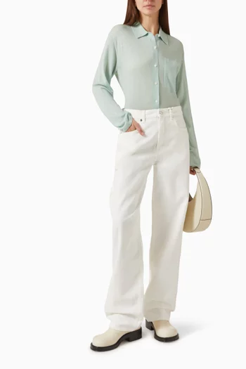 قميص شو تايم منسوج من كشمير