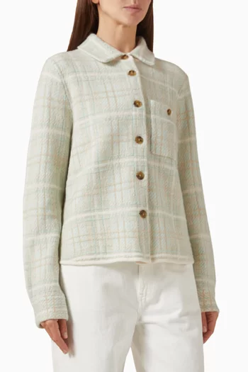 قميص ديلان بنقشة مربعات كشمير