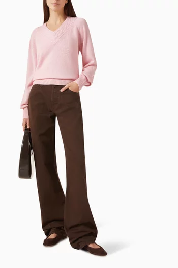 سترة ذا فاريستي بفتحة رقبة على شكل حرف V‏