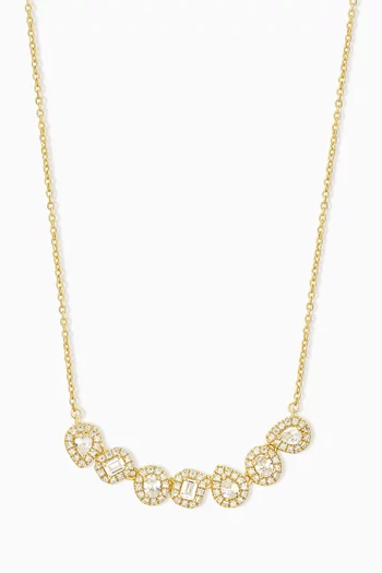 قلادة بدلاية فضة إسترلينية مطلية بلون ذهبي