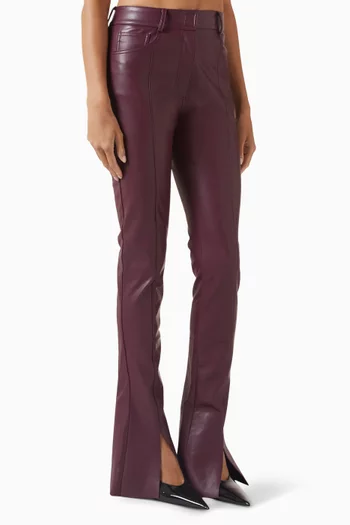 بنطال جينز سبات جلد نباتي