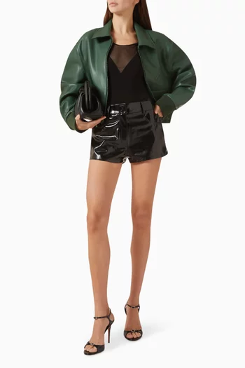 جاكيت مينز قصير بسحّاب