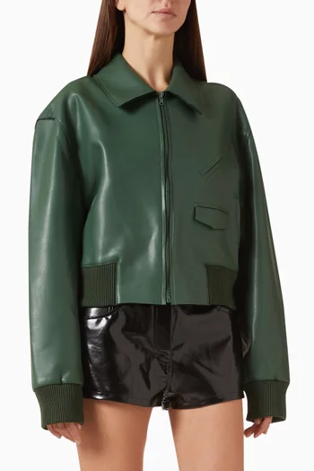 جاكيت مينز قصير بسحّاب