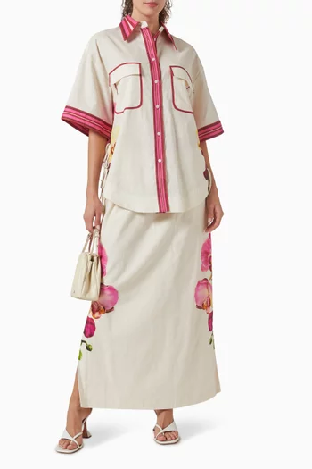 Remy Shirt in Linen-cotton Blend