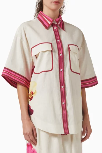 Remy Shirt in Linen-cotton Blend