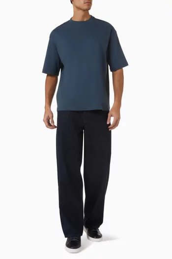 O-neck T-shirt in Cotton