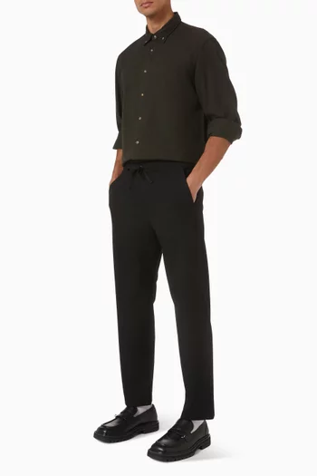 قميص بأزرار قطن