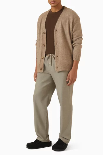 Relaxed Cardigan in Alpaca Wool-blend