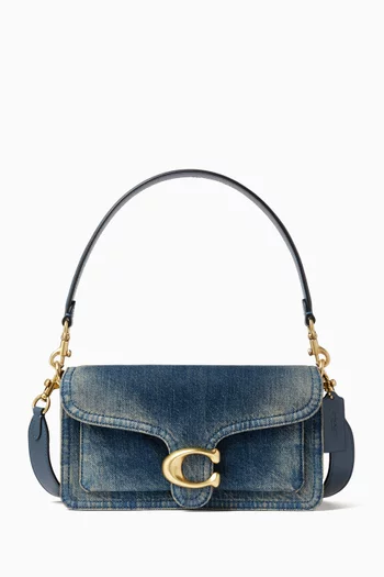 حقيبة تابي بيد علوية دينم مبطن