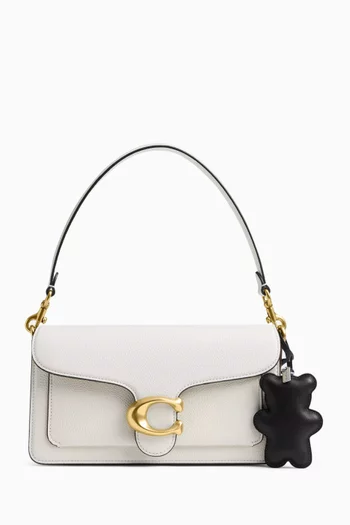 حلية حقيبة بتصميم دب منفوخ جلد