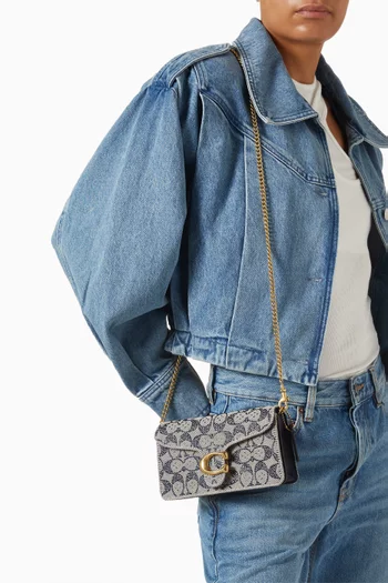 Tabby 19 Beaded Crossbody Bag