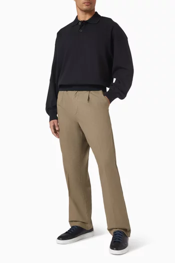 Anrnorr Loose Fit Pants in Cotton