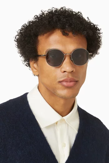 Leo E2 Sunglasses in Steel